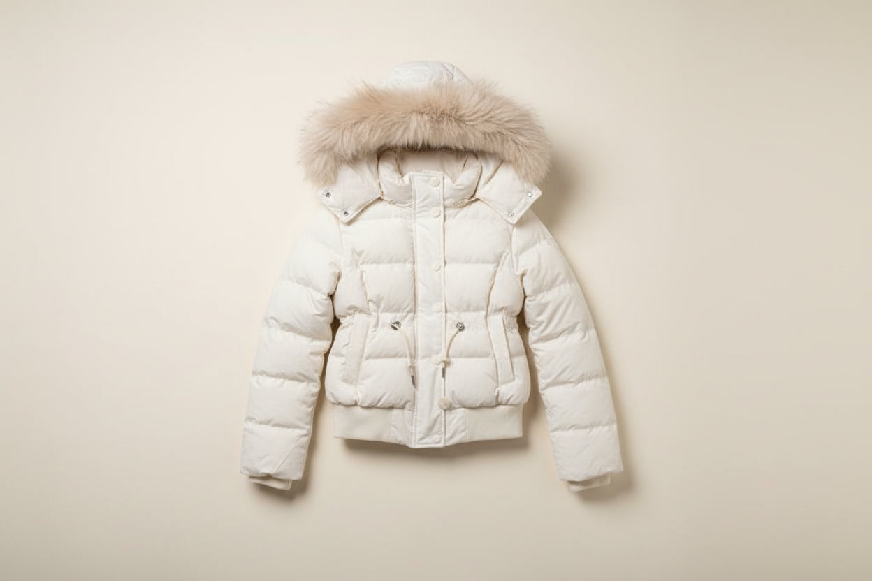 Chic Fur Hooded Coat