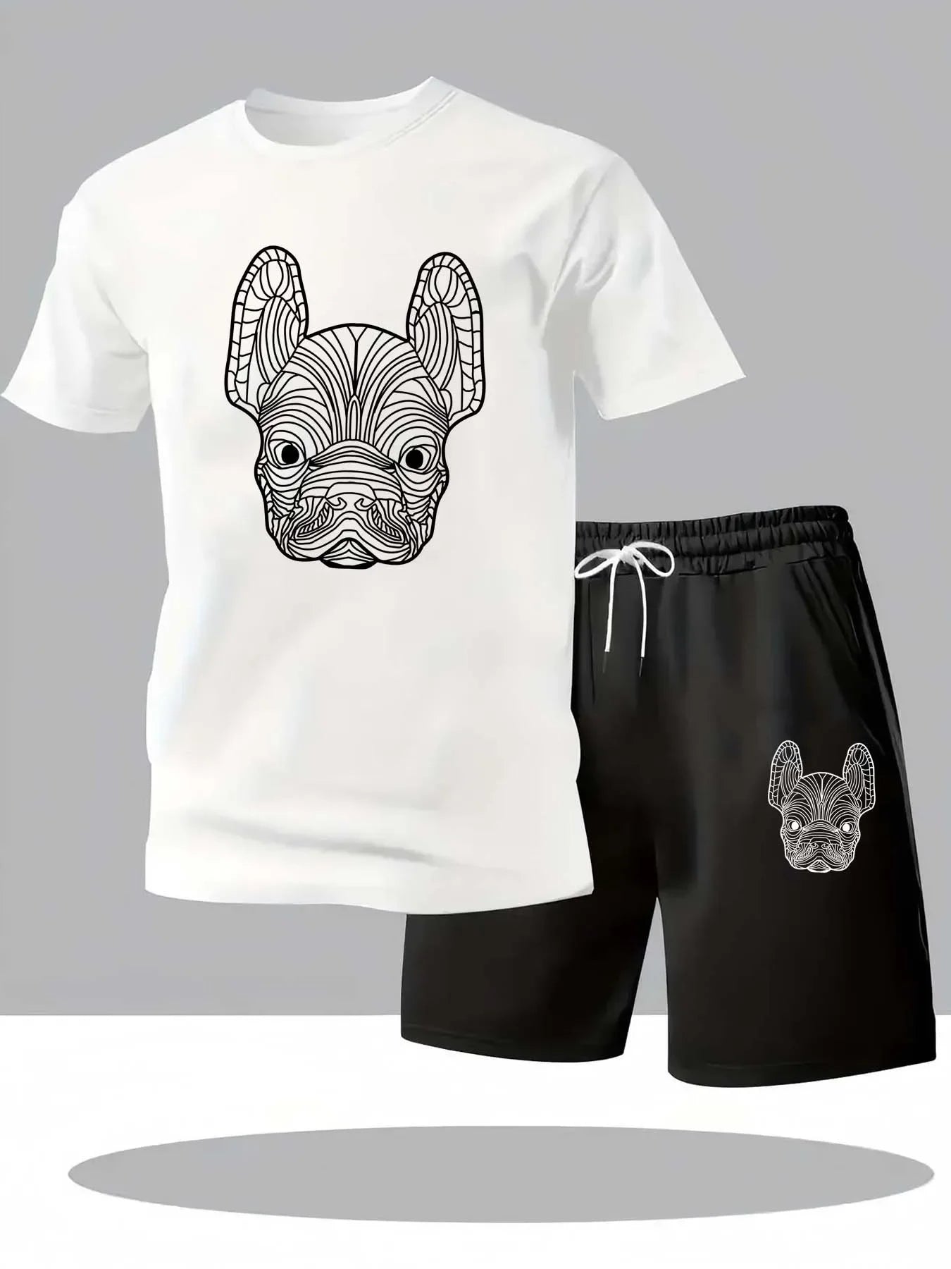 Frenchie Mood 2-Piece Short set- Men