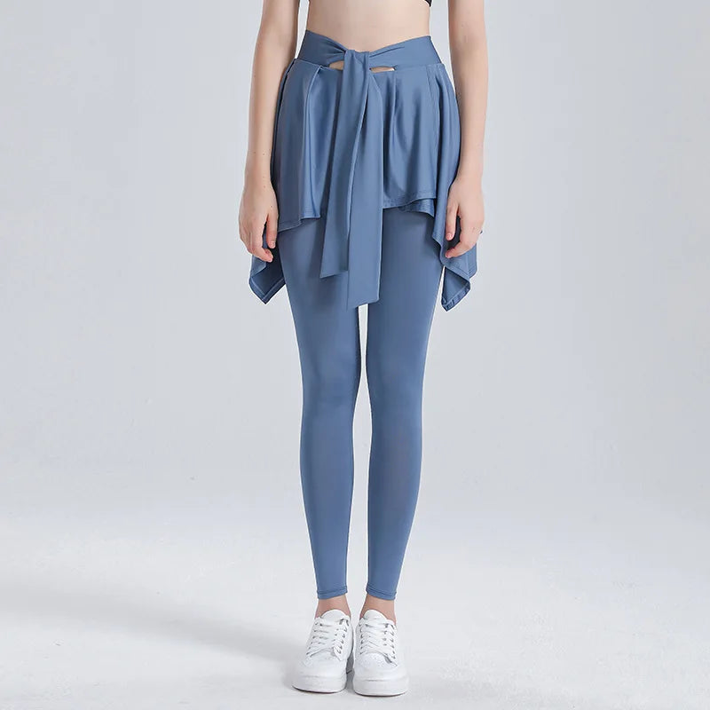 Mini Skirt + Leggings With Pockets