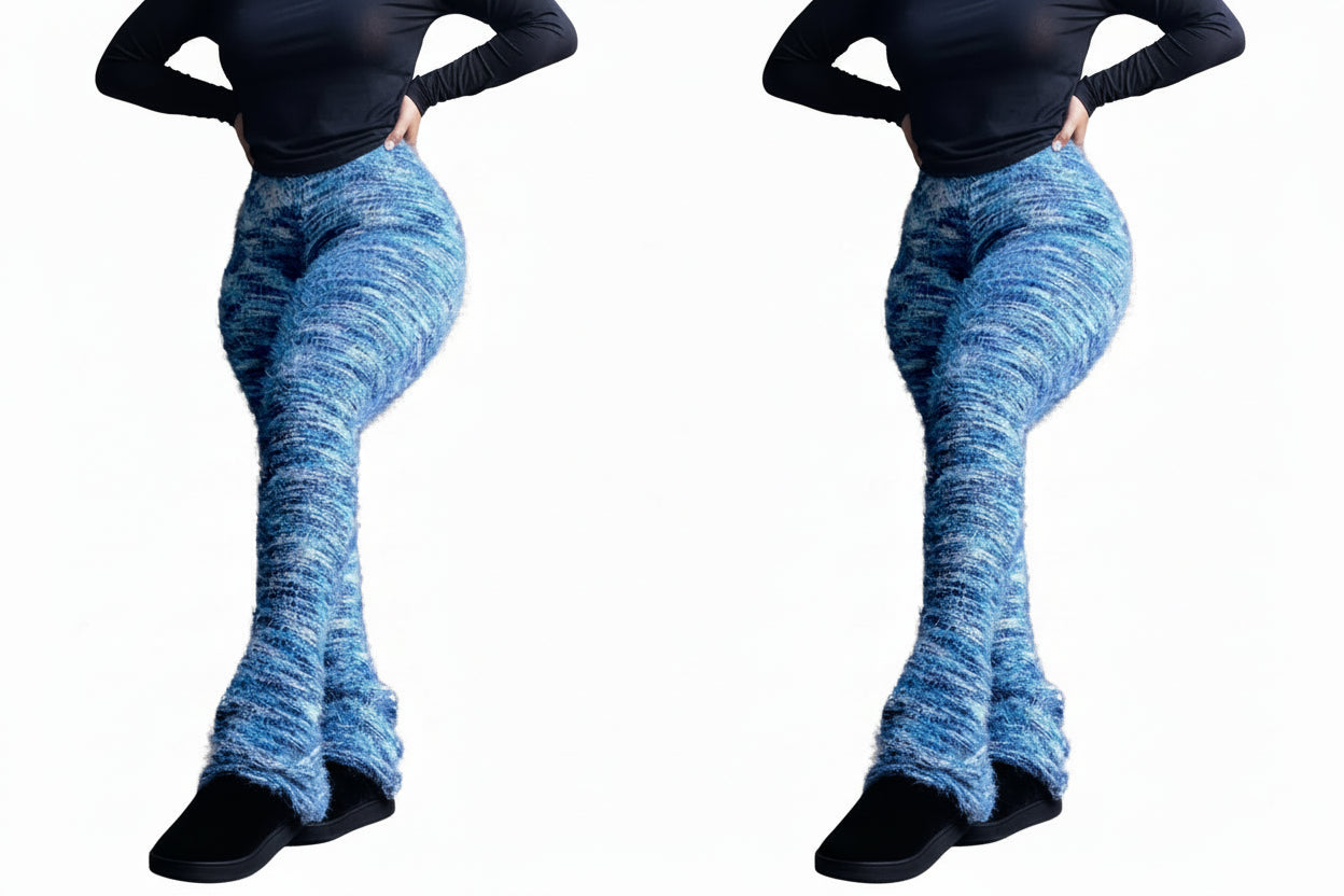 Furry Flare Yoga Pants