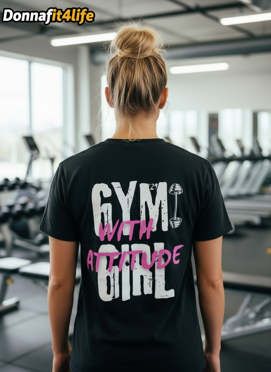 Gym Girl Attitude T-shirt