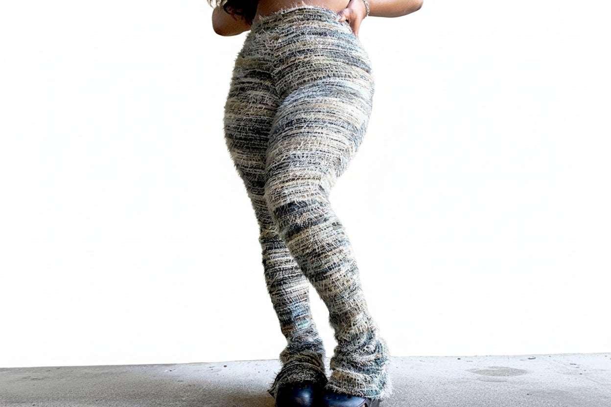 Furry Flare Yoga Pants