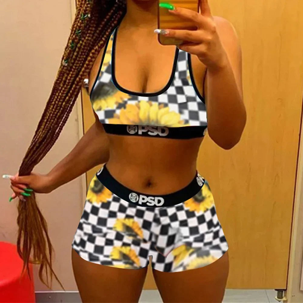 PSD Underwear Set Women's (Bra and Boy Shorts)