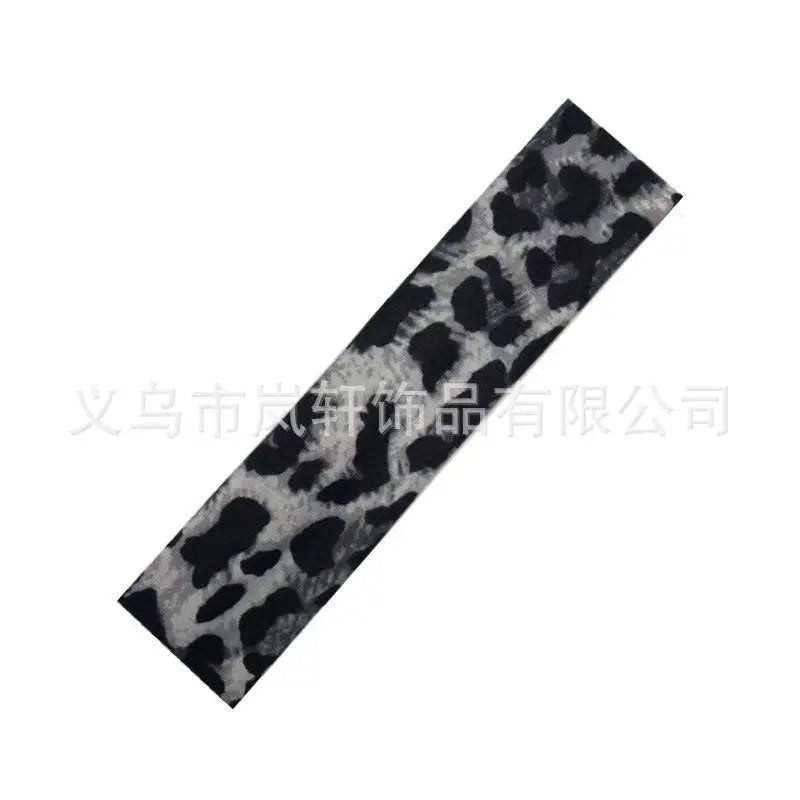 Leopard Print Yoga  Stretchy Headband