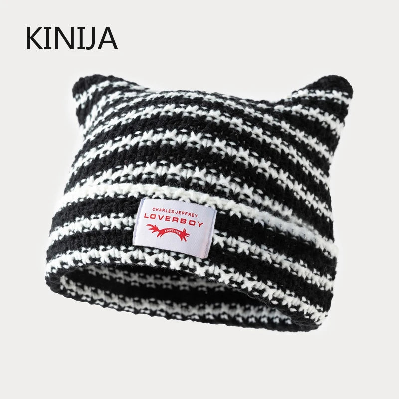 Lover Boy Knitted Beanie Hat
