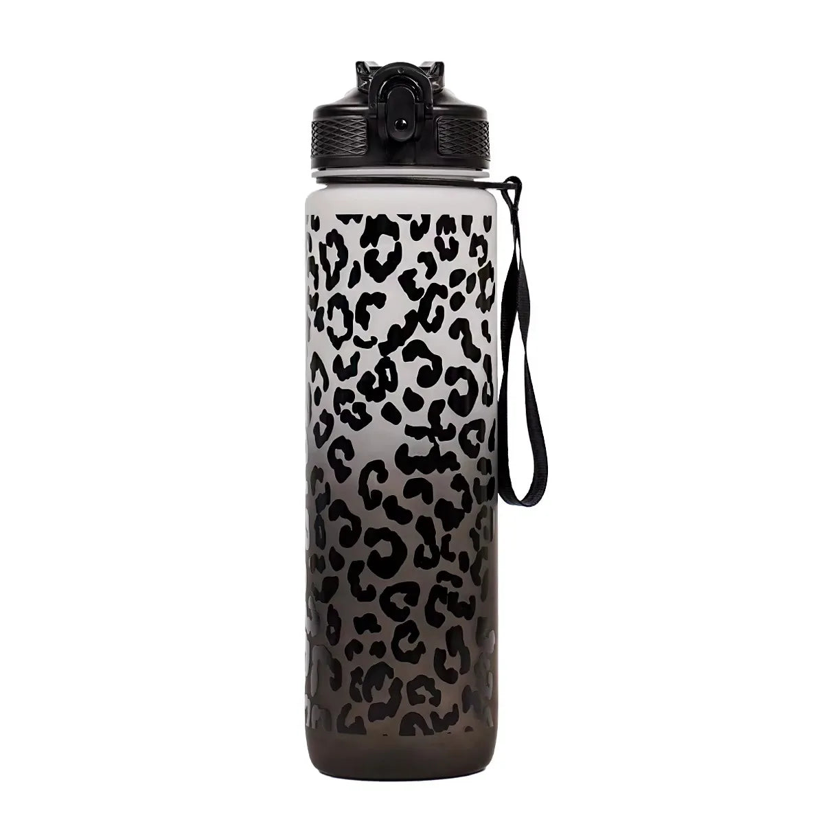 1 Liter Leopard Print Refillable Water Bottle
