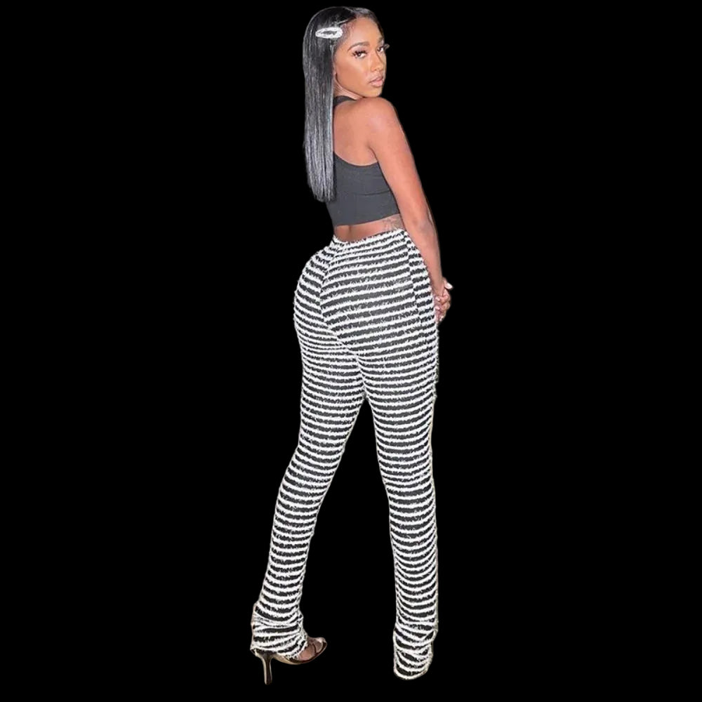 FlexStripe Wide-Leg Pants