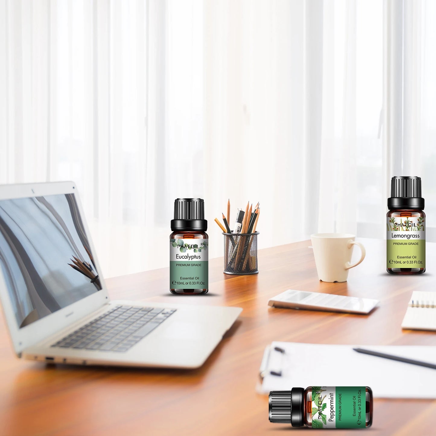 PHATOIL 6pcs Essential Oil Set 10ml