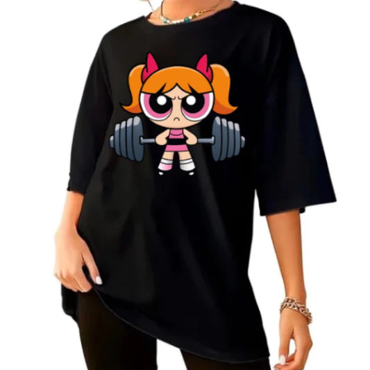 Power Puff Gym Girl T