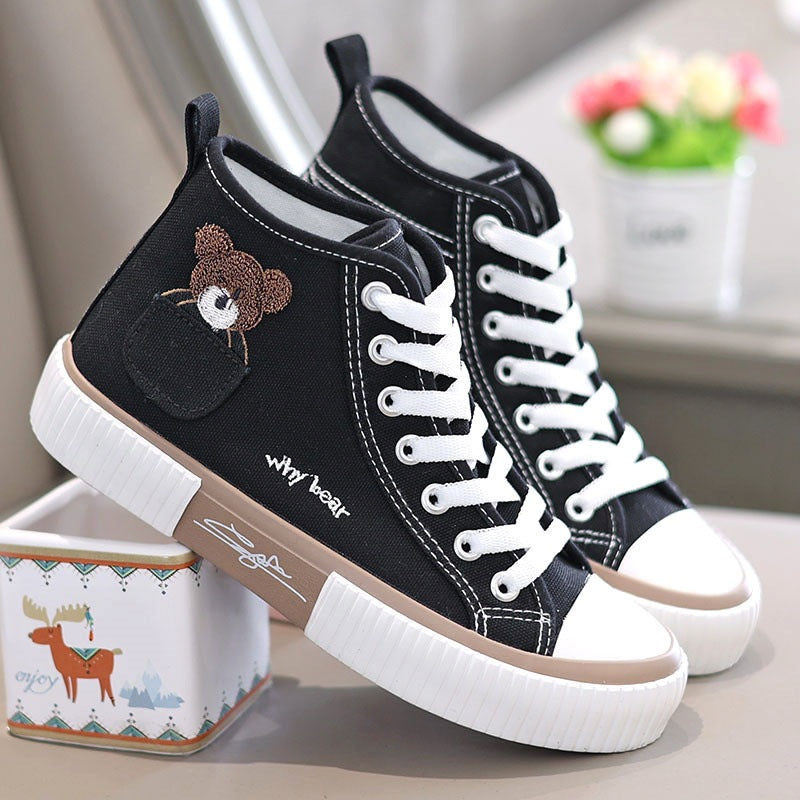 Sugar Bear High Top Shoes- Women