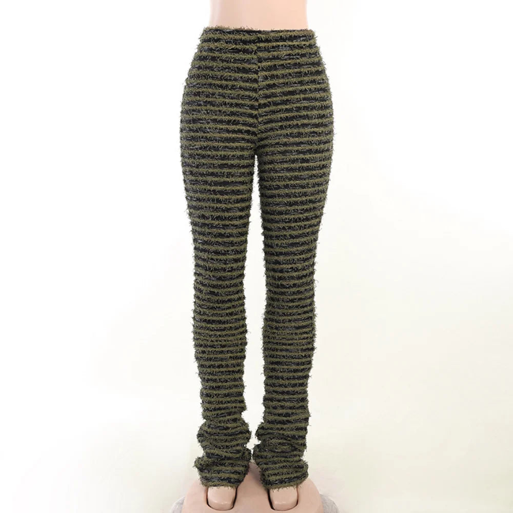 FlexStripe Wide-Leg Pants