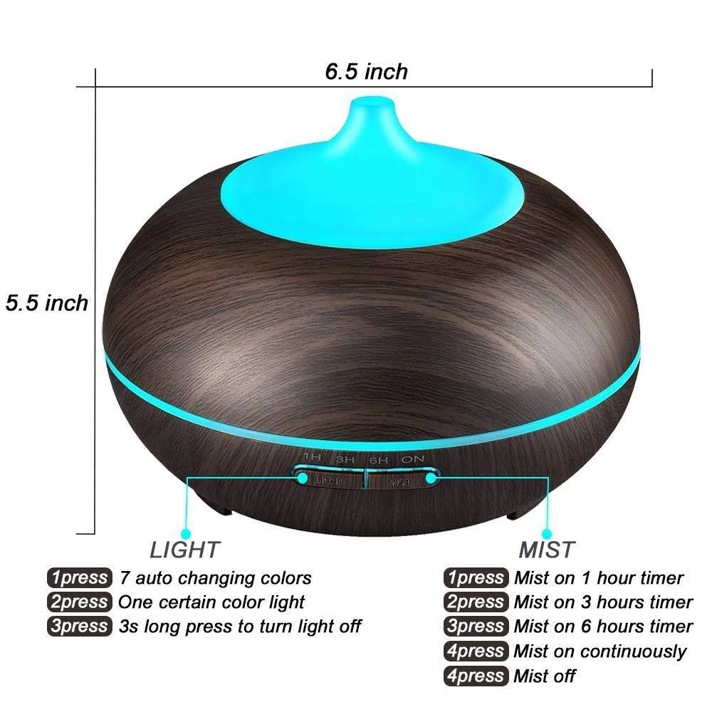 Essential Oil Diffuser 550ml