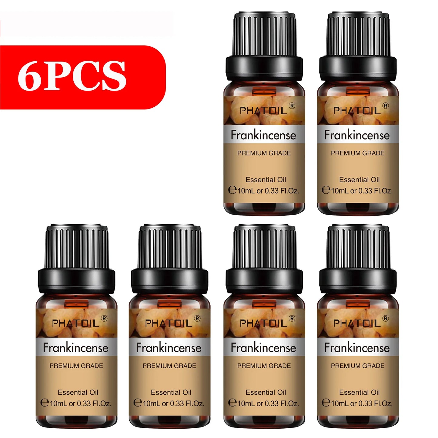 PHATOIL 6pcs Essential Oil Set 10ml