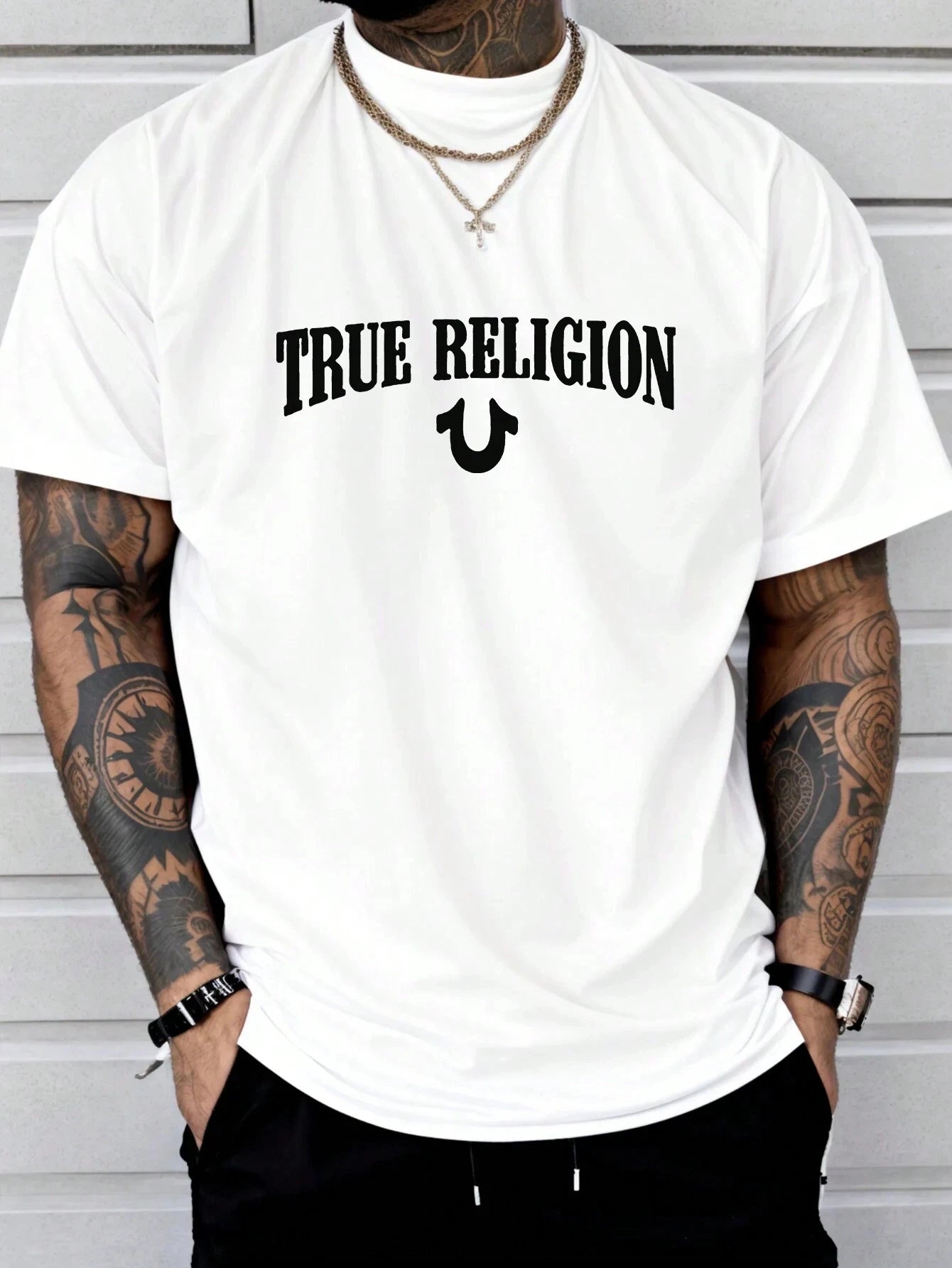 True Religion Men Cotton T-shirt