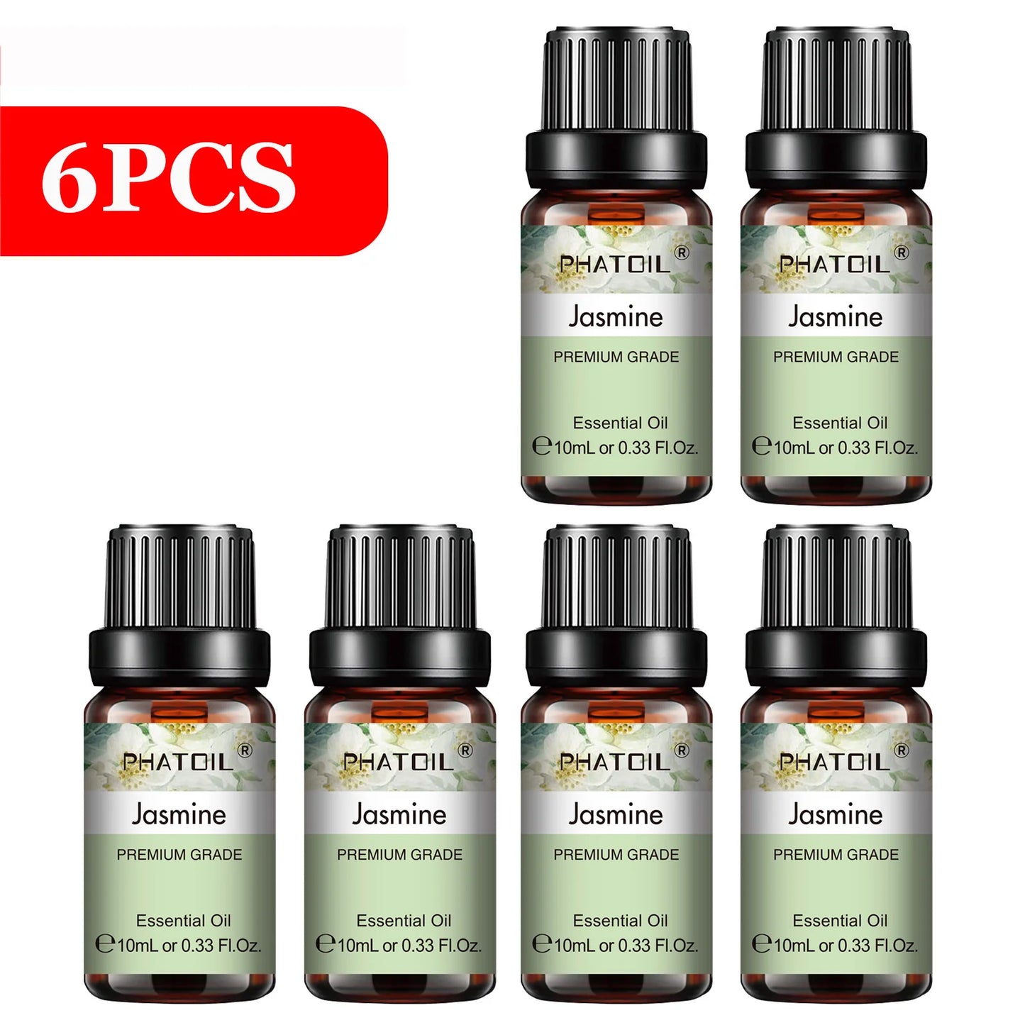 PHATOIL 6pcs Essential Oil Set 10ml
