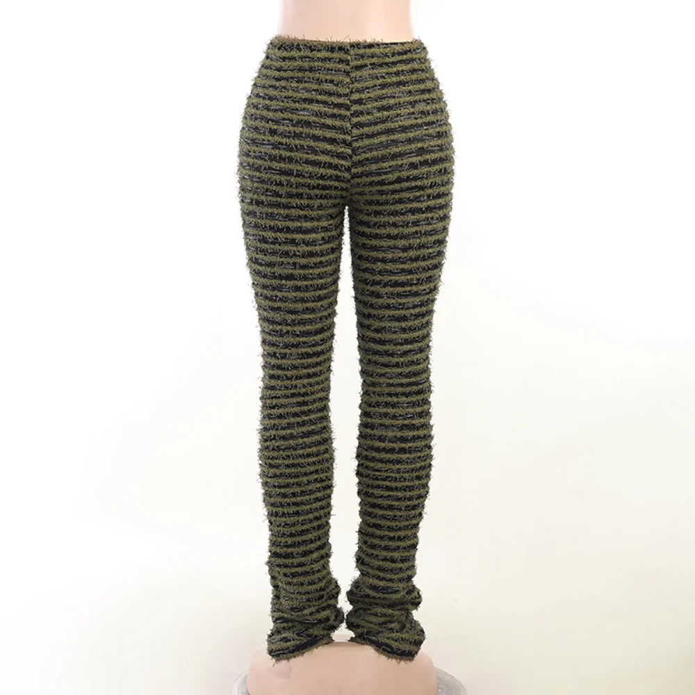 FlexStripe Wide-Leg Pants
