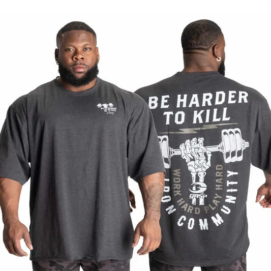 GASPt T-shirt Summer City Fitness Fitness Muscle Training Sports Loose casual crewneck Men's T-shirt couples pure cotton