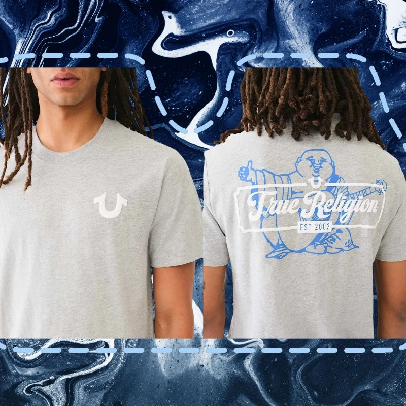 True Religion T-shirt Women Short Sleeves Men