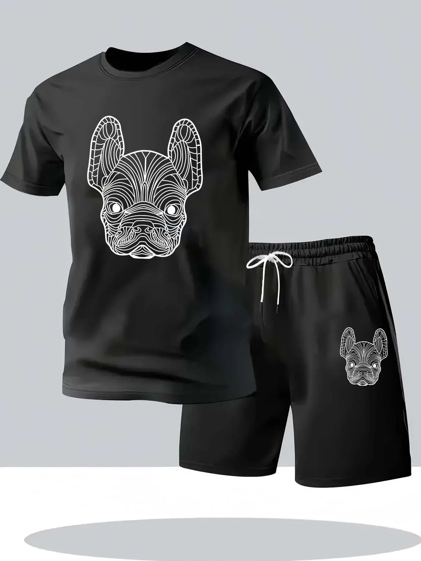 Frenchie Mood 2-Piece Short set- Men