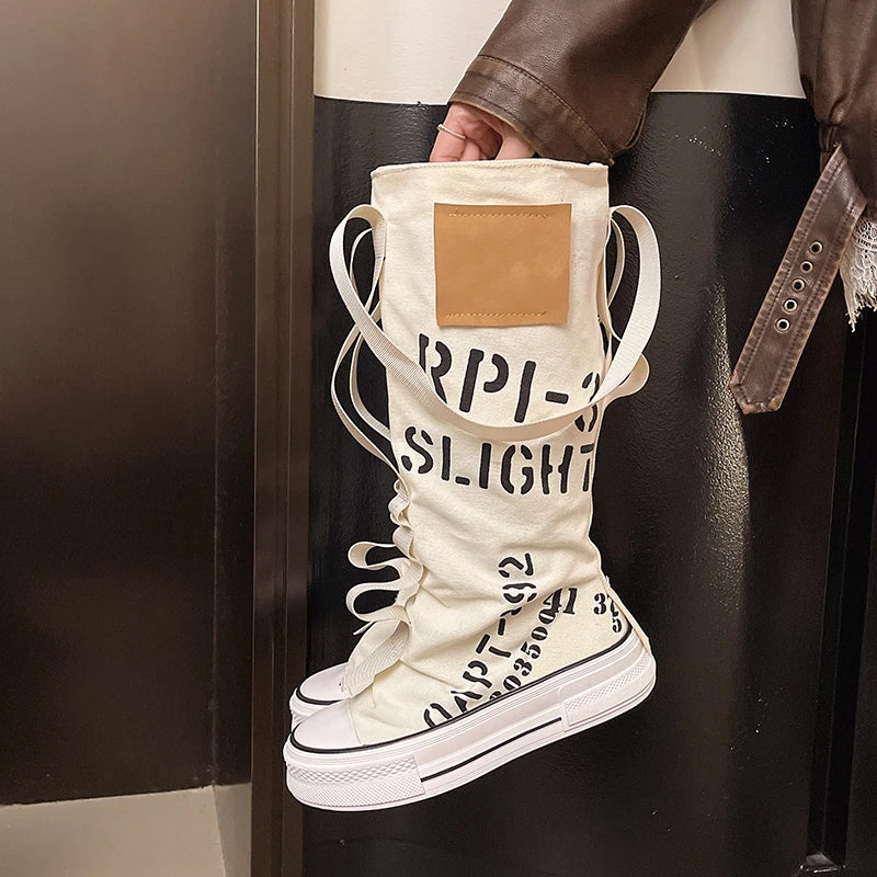 Thigh High A-Star Flat Sneaker