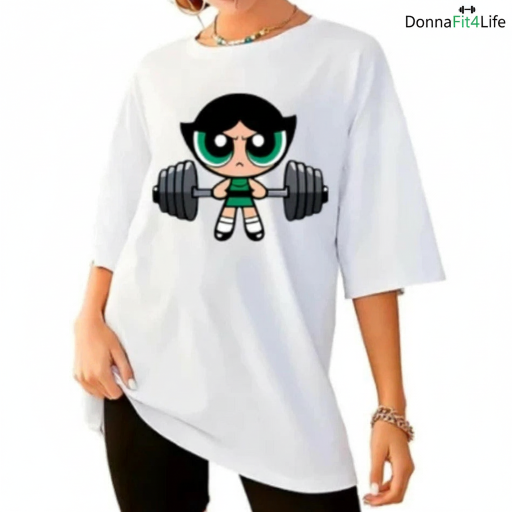 Power Puff Gym Girl T