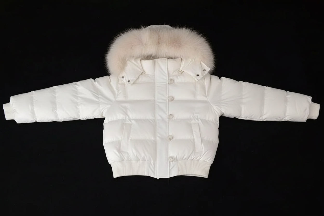 Chic Fur Hooded Coat