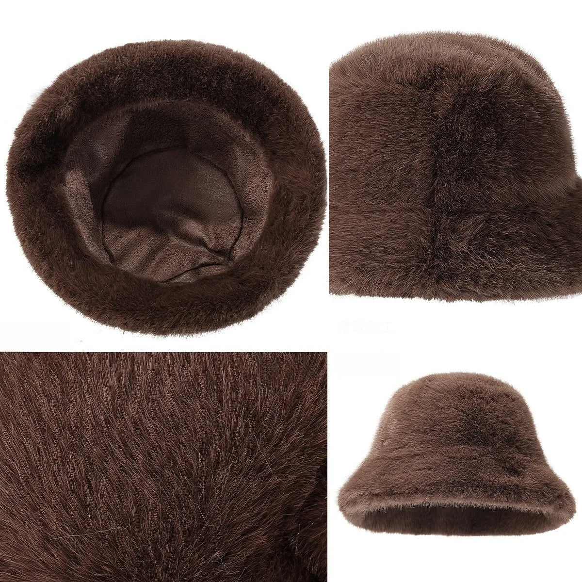 Faux Fur Bucket Hat
