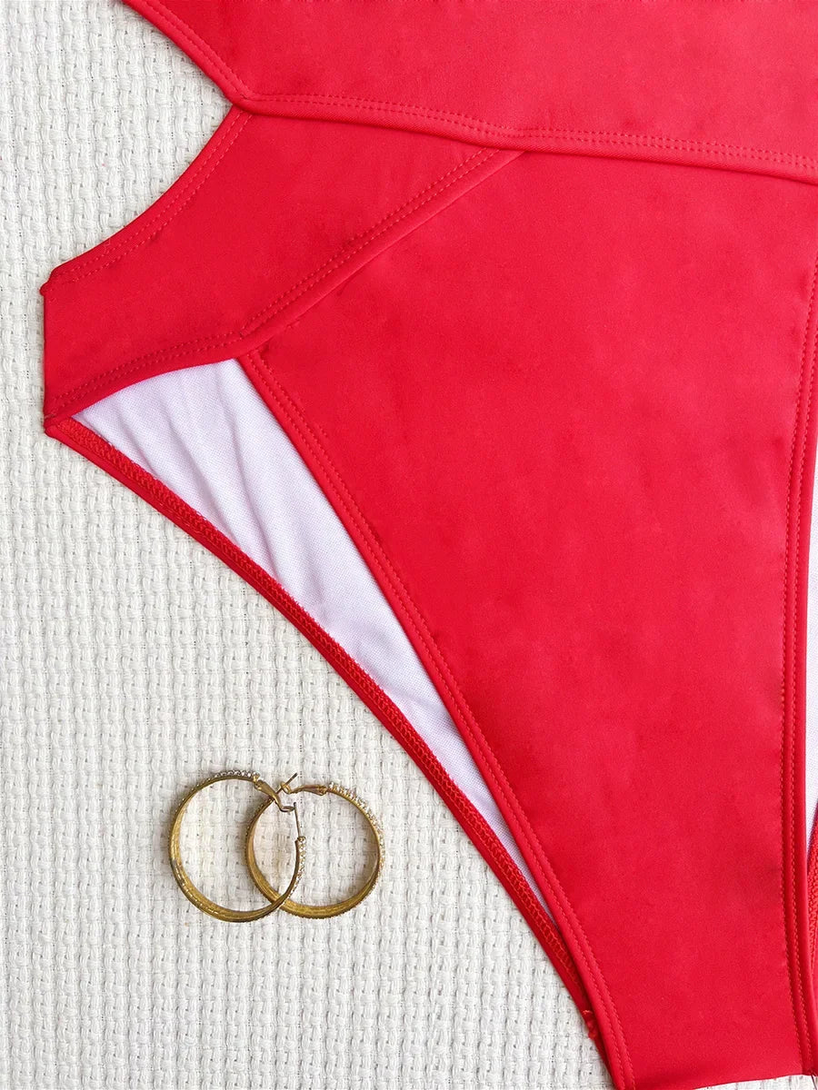 Deep V Neck One Piece Jump Suit
