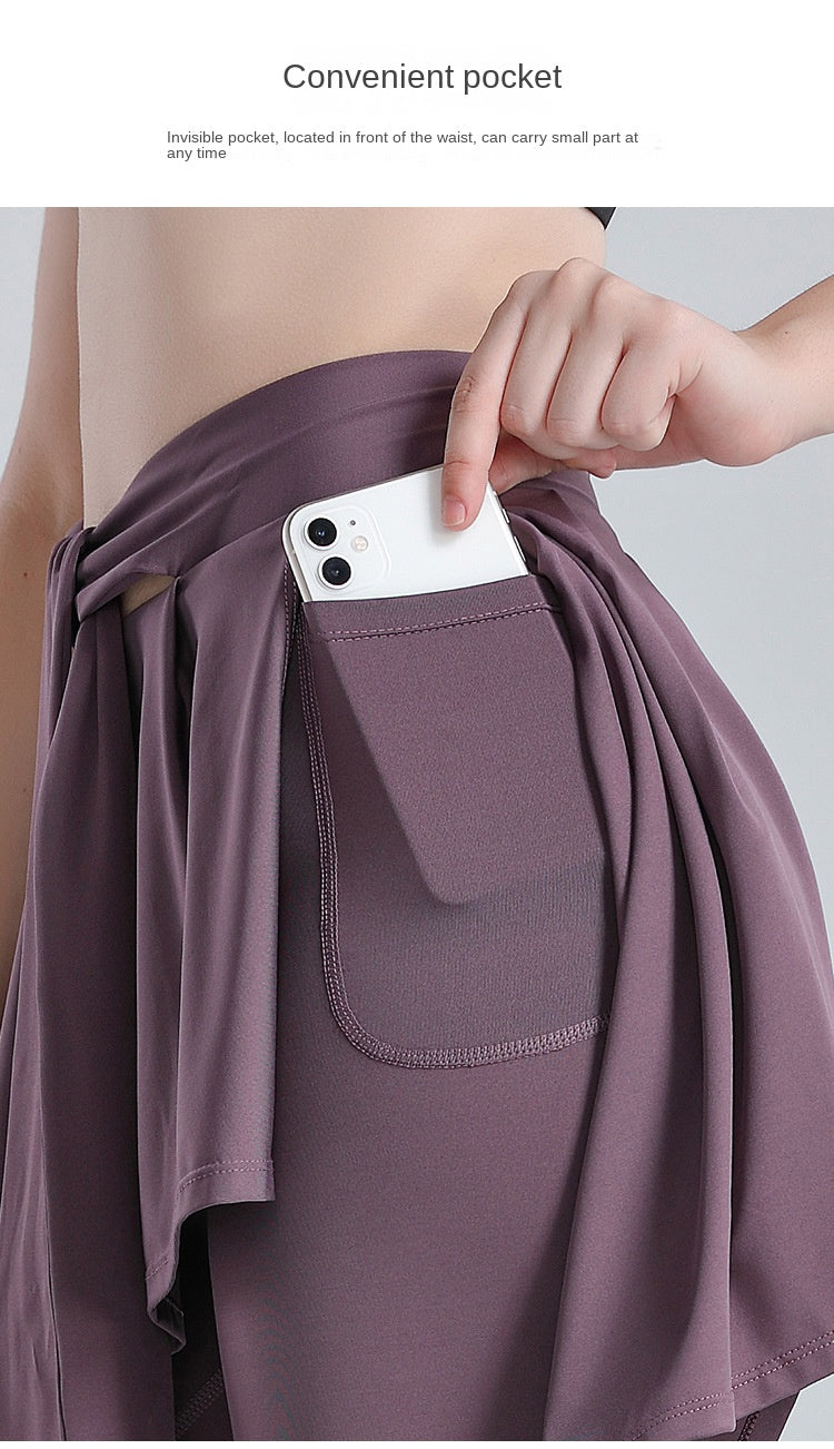 Mini Skirt + Leggings With Pockets