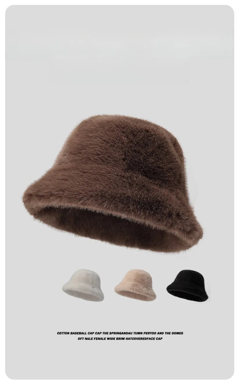 Faux Fur Bucket Hat