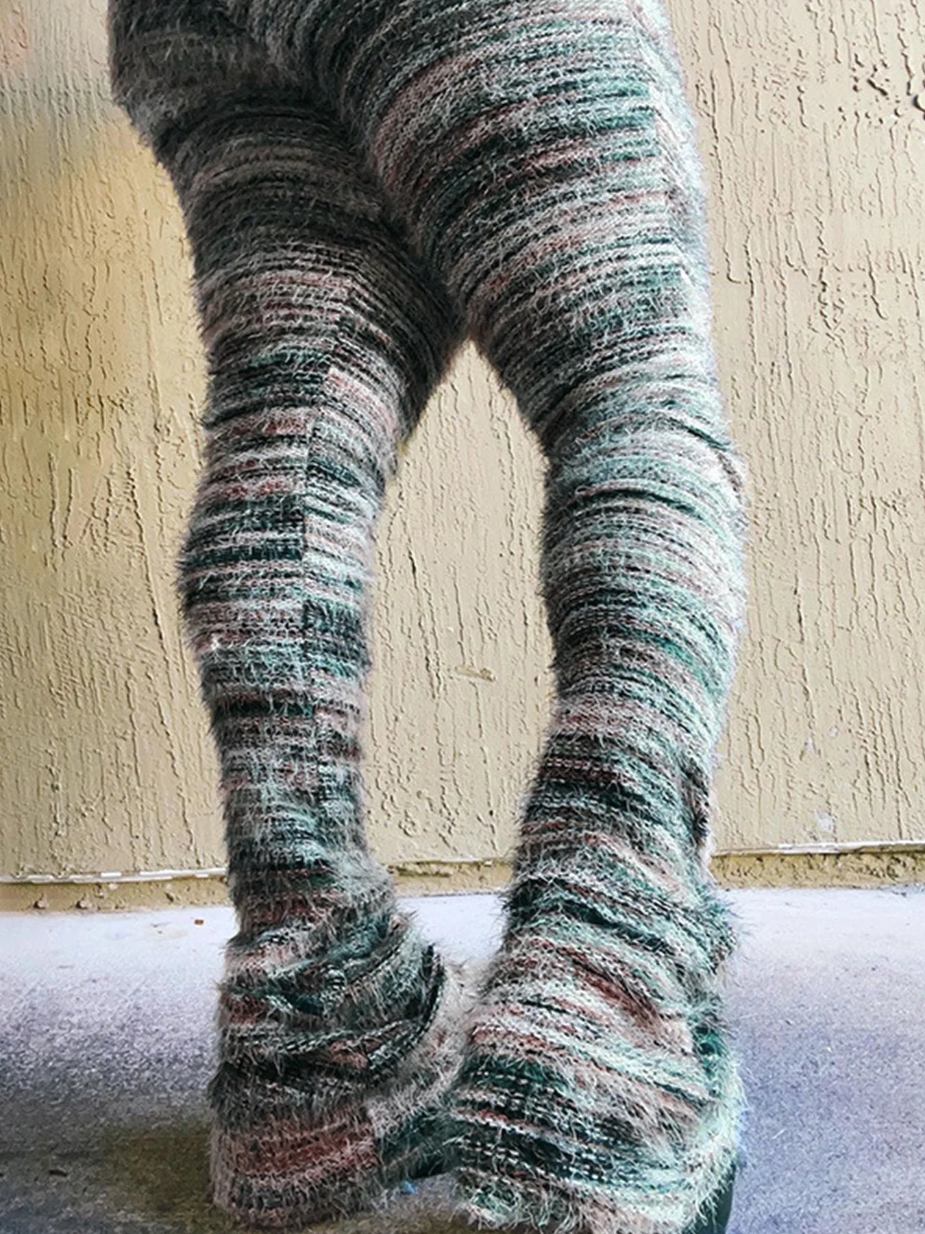 Furry Flare Yoga Pants