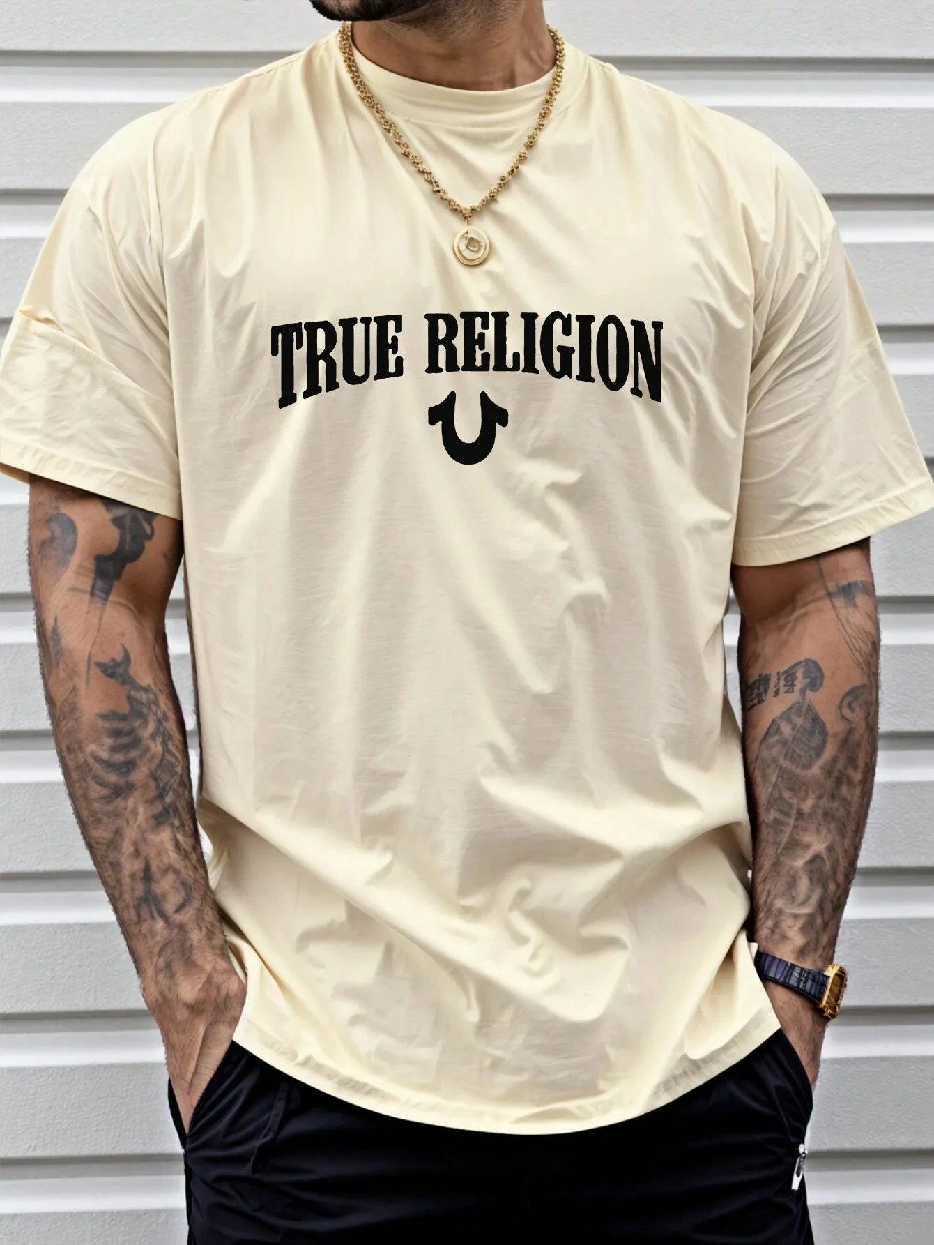 True Religion Men Cotton T-shirt