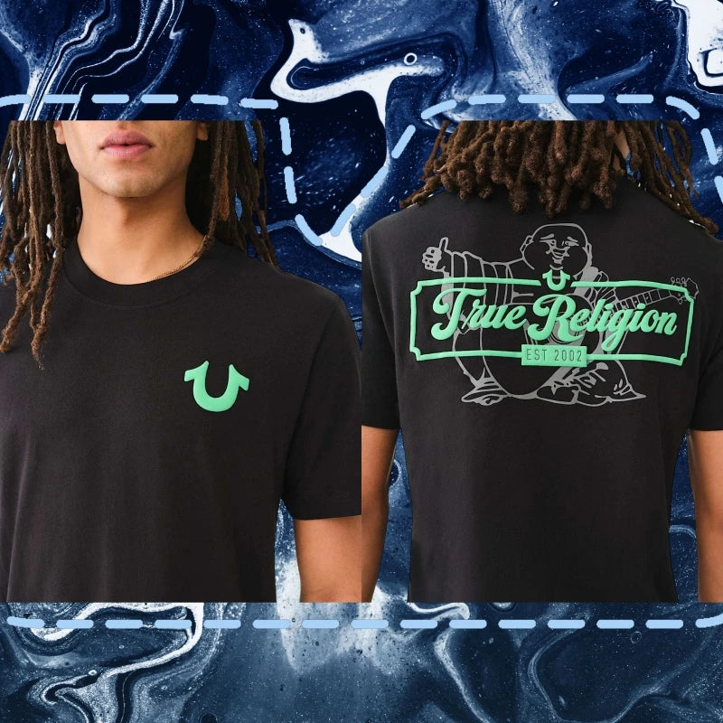 True Religion T-shirt Women Short Sleeves Men