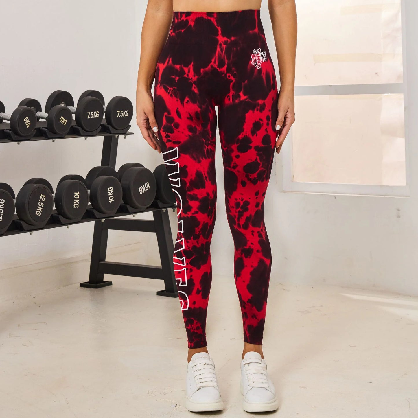 Wolf Print Yoga Legging
