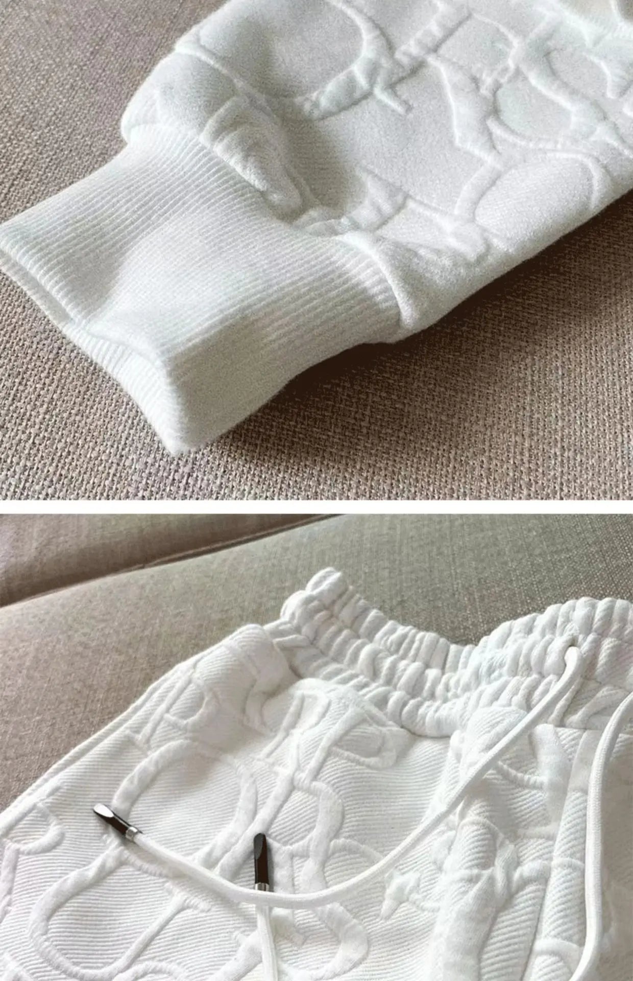 Letter Printed 2-piece set