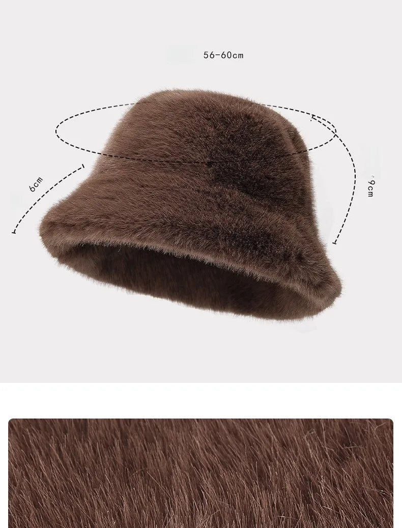 Faux Fur Bucket Hat