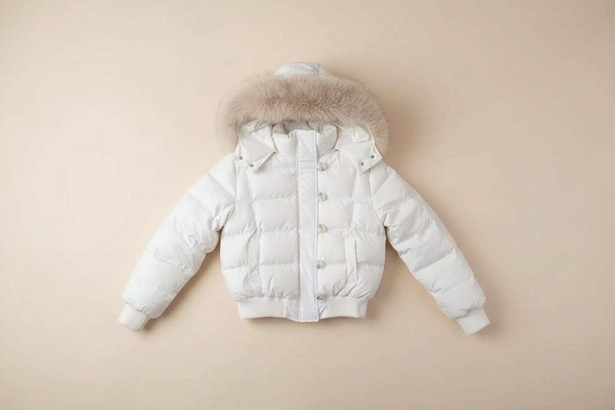 Chic Fur Hooded Coat