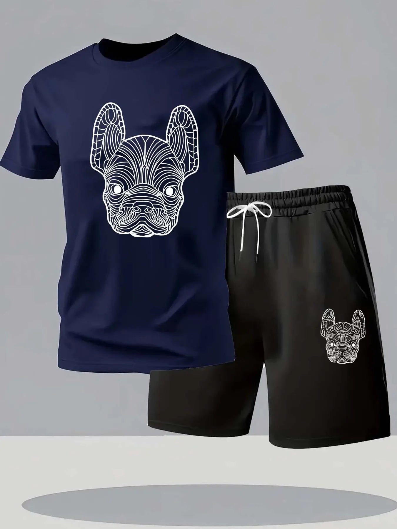 Frenchie Mood 2-Piece Short set- Men