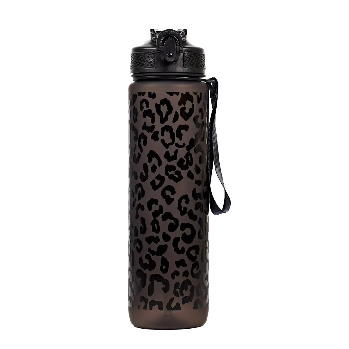1 Liter Leopard Print Refillable Water Bottle