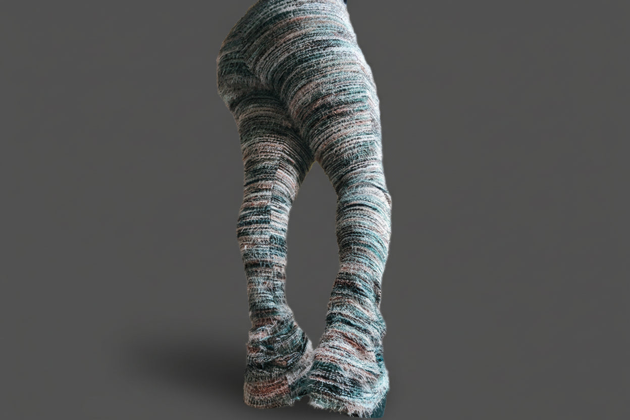 Furry Flare Yoga Pants