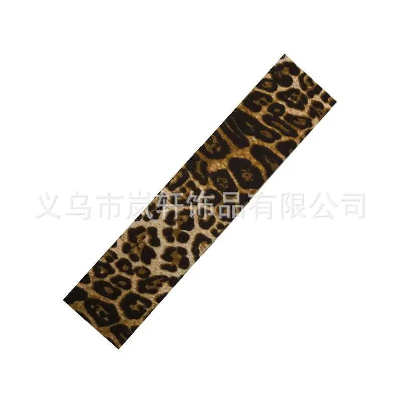 Leopard Print Yoga  Stretchy Headband
