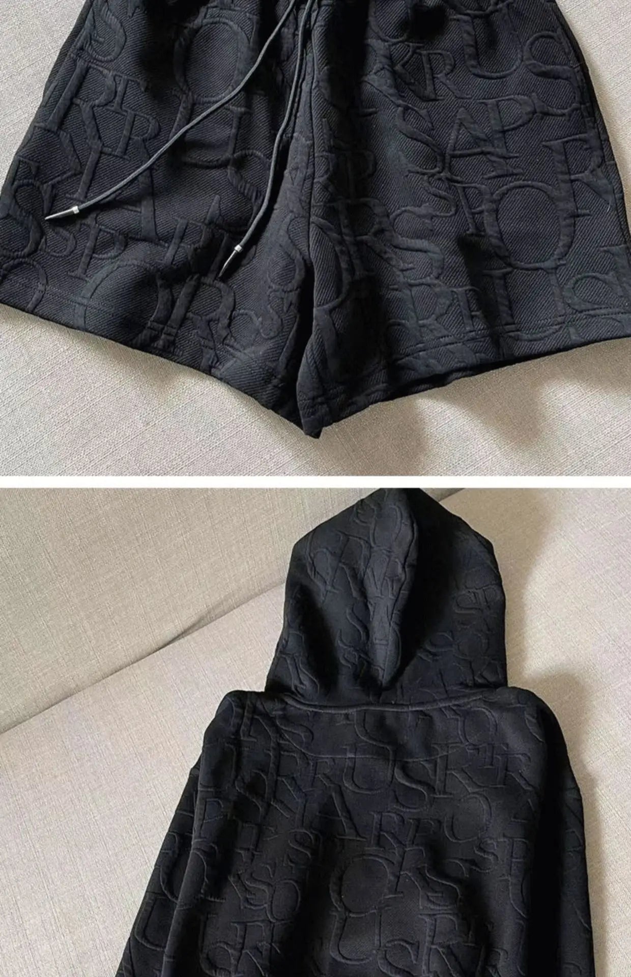 Letter Printed 2-piece set