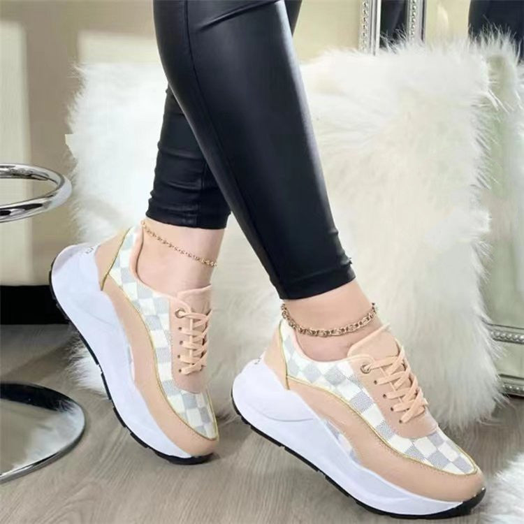 Female Fashion Casual Thick-soled Sports Shoes